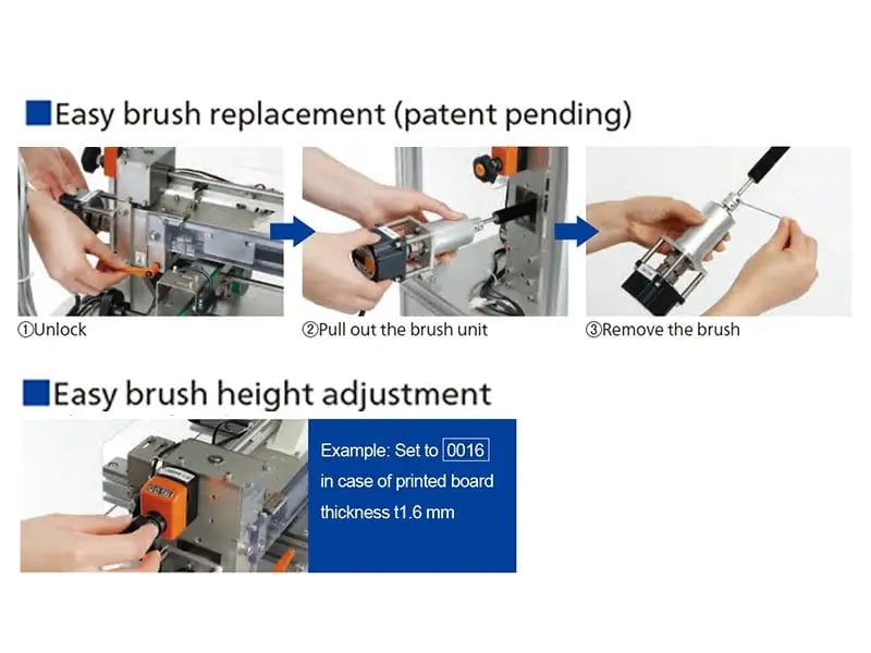brush adjustment