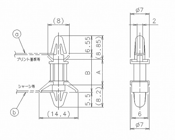 Locking PCB Spacer PCB Support L Type