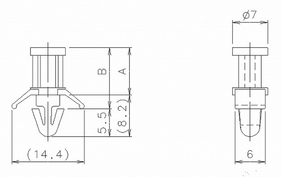 Locking PCB Spacer PCB Support S-type