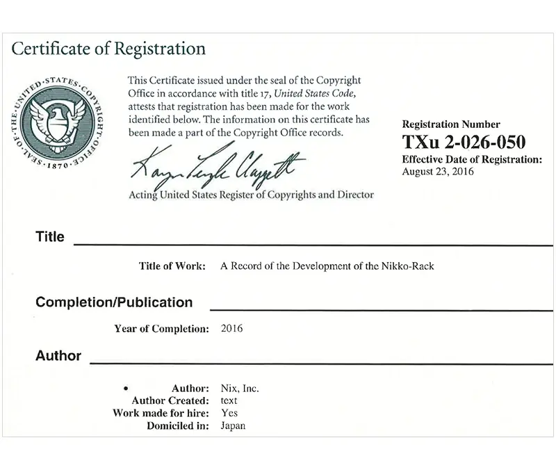Preserving Our Legacy: Nikko-Rack Copyright Protection