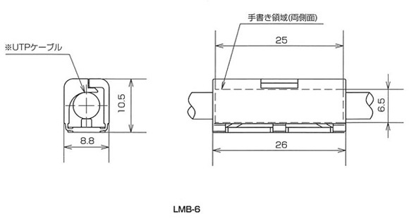Clip Sleeve For UTP Cable