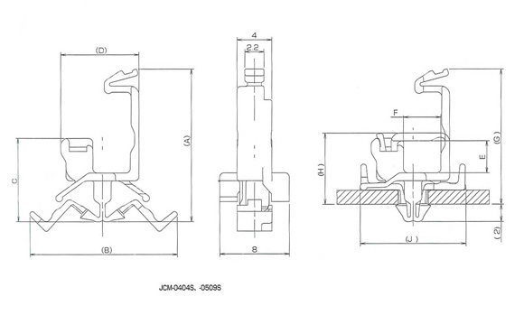 side-push-mini-locking-wiresaddle-drawing