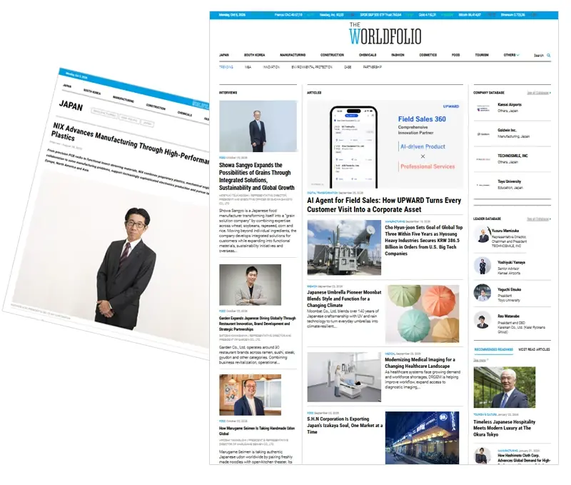 NIX President & CEO Interview Featured in The Worldfolio